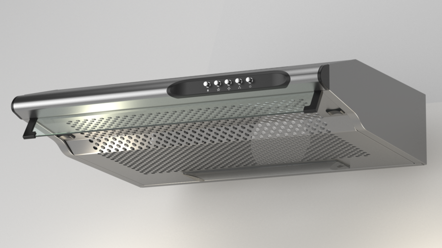 Thiết kế máy hút khói 3d