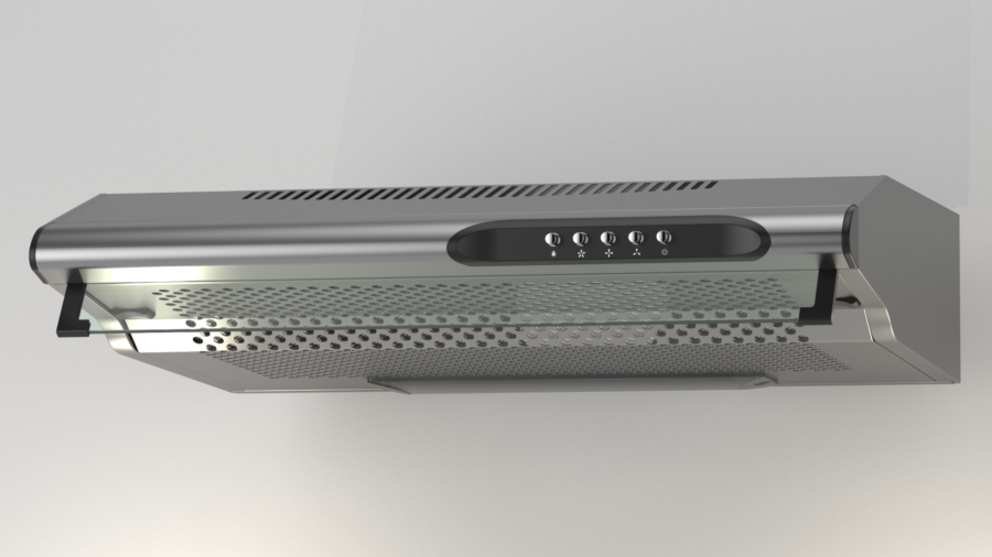 Thiết kế máy hút khói 3d