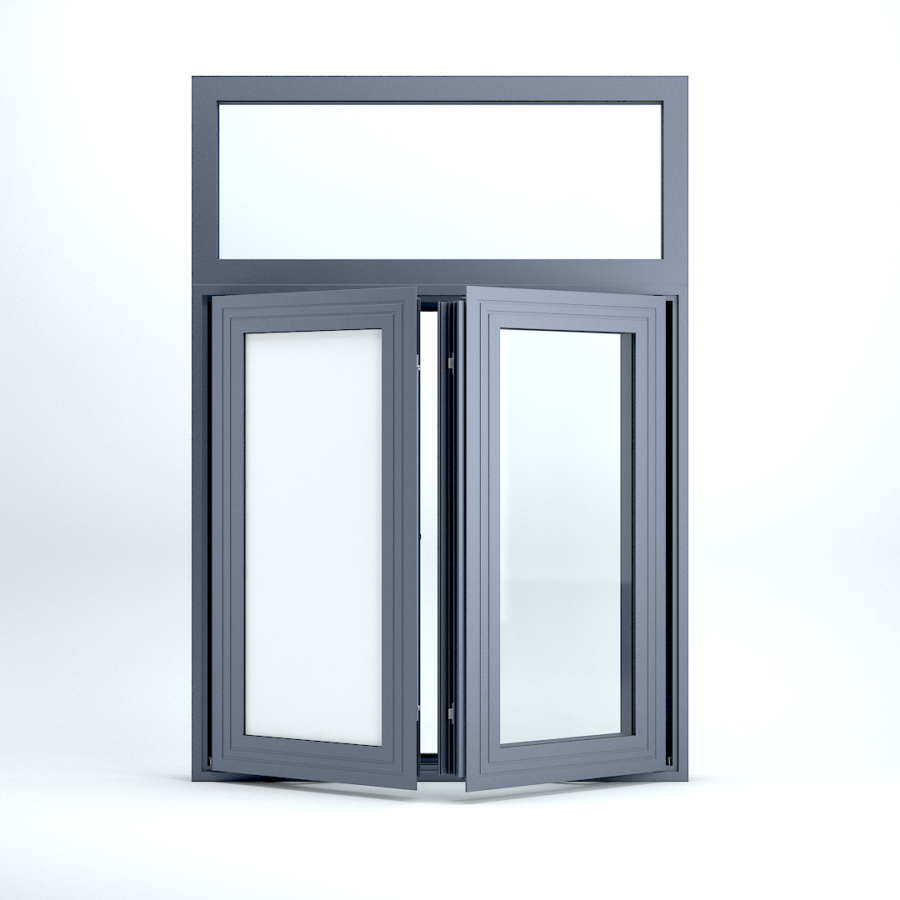 Mô hình 3d cửa sổ Xingfa