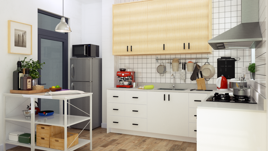 Thiết kế tủ bếp đẹp theo phong cách Tây Âu